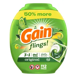 Detergente Para Ropa Pacs Gain Flin...