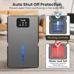 Deshumidificador ToLife para dormitorio, 2,8 L, con apagado automático, 88 m² G