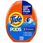 Detergente para ropa Tide PODS Original Scent, 112 paquetes