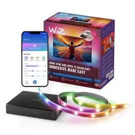 Sync Box  Hdmi Tv 7585” Con Tira Le...