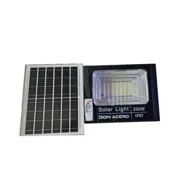 Reflector Led 200W Con Panel Solar ...