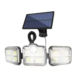 Reflector Solar Luz Led  3 Paneles Ultra Potentes