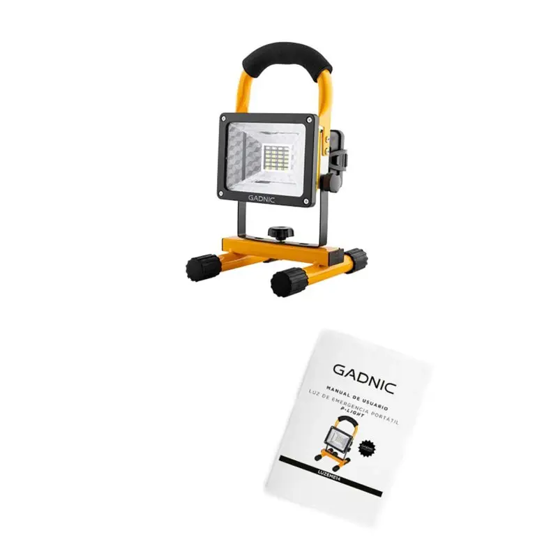 Reflector Portátil Gadnic Lámpara Recargable 30w