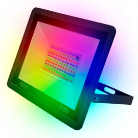 Reflector Led Rgb  Para Exterior Al...