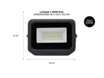 Kit x6 Reflectores Led Blanco 50W Exteriores y Interiores