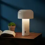 Lámpara Hongo Led Recargable Táctil 21cm Mashroom 3 Luces