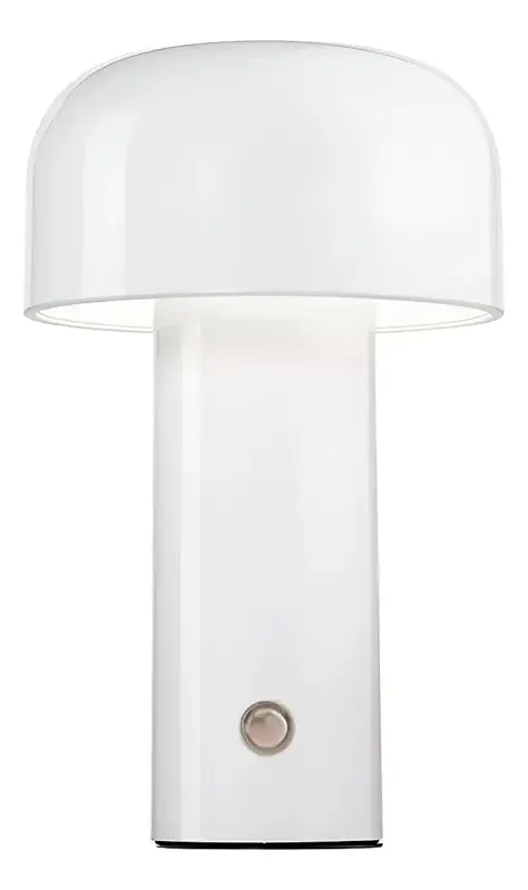 Lámpara Hongo Led Recargable Táctil 21cm Mashroom 3 Luces