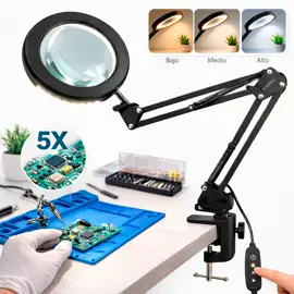 Lámpara Lupa De Escritorio  5X Luz ...