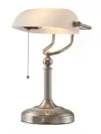 Lámpara Escritorio Newrays Blanca Mate Vidrio 60W