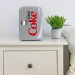 Mini Refrigerador Coca-cola 4l Para Dormitorio Y Oficina - Gris