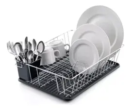 Escurre Y Seca Platos  Cromado Con ...