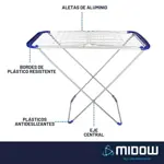 Tender Horizontal De Aluminio Midow Aletas Plegables 173cm