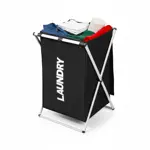 Cesto Organizador Para Ropa Laundry De Tela Y Aluminio