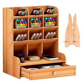 Organizador De Escritorio Con Cajon...