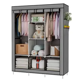 Armario Portátil Perchero Guardarro...