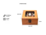 Caja Estuche de Madera Gadnic Organizador 6 Relojes