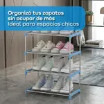 Zapatero Mueble Botinero Organizador Cuatro Pisos Waggs