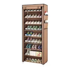 Organizador Zapatero Botinero  Marrón 9 Niveles 28 P...