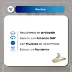 PERCHAS TERCIOPELO WAGGS VH001 CREMA X100 PCS