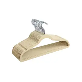 Perchas Terciopelo  Vh001 Crema X10...