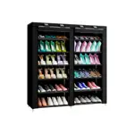 Organizador Zapatero Botinero Waggs Ordenador de Zapatos Negro 12 Niveles 36 Pares