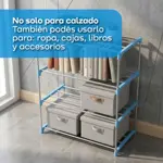 Zapatero Mueble Botinero Organizador Cuatro Pisos Waggs Negro