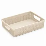 Canasta Organizadora de Yute Color Beige de 5.2L Jaguar (3319)
