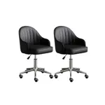 2 x Sillas Taburete Tattoo Estetica Musico Odontologo Ruedas naranja