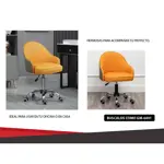 2 x Sillas Taburete Tattoo Estetica Musico Odontologo Ruedas naranja