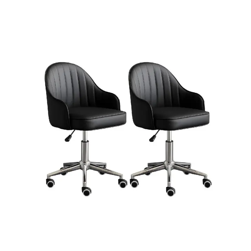 2 x Sillas Taburete Tattoo Estetica Musico Odontologo Ruedas naranja