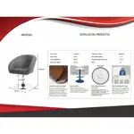 Sillon Banqueta Alta X2 Regulable Desayunador Barra Bar Blanco