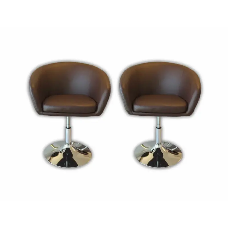 Sillon Banqueta Alta X2 Regulable Desayunador Barra Bar Blanco