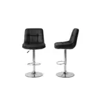 Taburetes X2 Banqueta Silla Bar Barra Living Acolchado crema