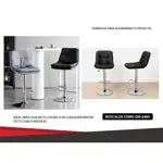Taburetes X2 Banqueta Silla Bar Barra Living Acolchado crema