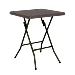 Mesa Plegable Skop Garden Ratán Marrón 60x60 cm