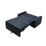 Sofa Cama Ayfa 2 Cuerpos Living Tela Talampaya Negra