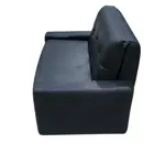 Sofa Cama Ayfa 2 Cuerpos Living Tela Talampaya Negra