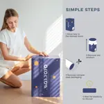 Colchón tipo futón japonés Maxyoyo, tamaño queen, 10 cm de grosor