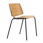 Sillas De Comedor Tao Madera Multilaminada Estruct Hierro X2 Unidades