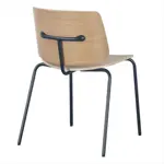 Sillas De Comedor Tao Madera Multilaminada Estruct Hierro X2 Unidades