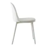 Silla Comedor Vita Nórdica Eames De Diseño Moderno Plástica Blanco