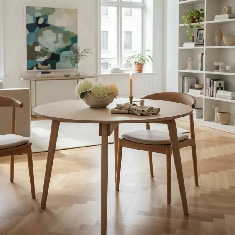 Mesa Comedor Nordica Redonda 110