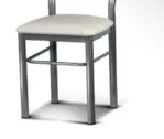 SILLA DAKAR PLATINO TIZA MUEBLES AIMARETTI