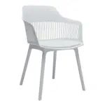 Sillas Living comedor Combo x2 Asiento Acolchonado Color Blanco SC02