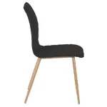 Silla Living Comedor Set X4 Tela Tapizada Niviko Diseño