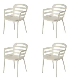 Silla Diseño Apilable Resistente B...