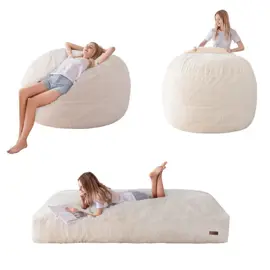 Puf Gigante  Para Adultos, Converti...