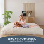 Sillón Puff Cama MAXYOYO Grande Convertible en Sofá Colchón