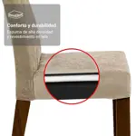Kit Con 2 Sillas De Comedor tapizadas Madesa