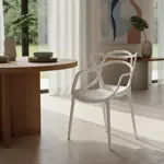 Sillas De Comedor Urban Blancas Apilables Plástico Reforzado